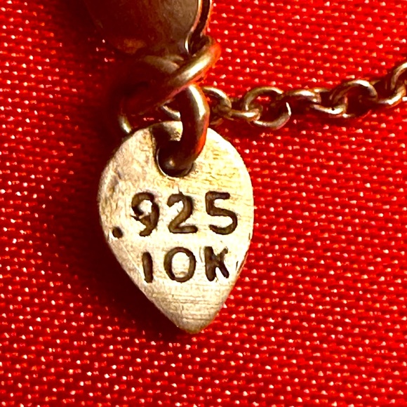 WOW POSHMARK - Authentic Me & Ro 10K Gold & Sterling Angel Charm Necklace - Picture 14 of 15